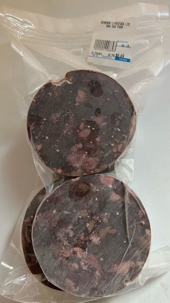 Raw Frozen Dog Food Pucks